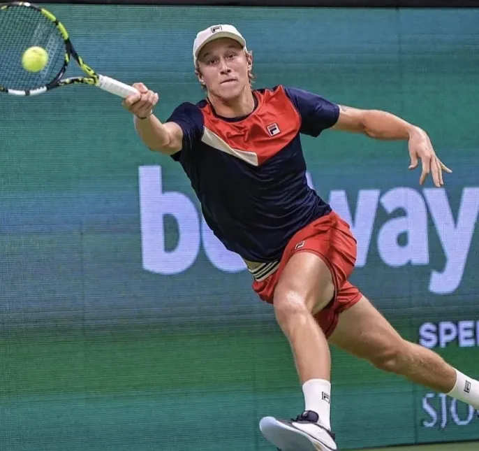 Björn Borgs son Leo Borg