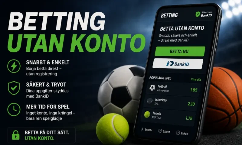 Betting utan konto
